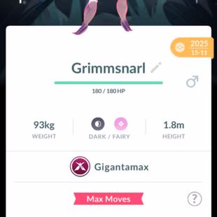 🔥16 TRADABLE SHINY LEGENDARY💎SHINY SBG GMAX GRIMMSNARL [] SL DMAX LUGIA [] 203 LEG [] 77 SHINY [] LOCATION NAGASAKI BG - Image 5