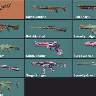 EU - LVL 25 - Unranked - 1 Knife - 13 Skins - Ruin Dagger, Ruin Vandal, Serenity Phantom - Image 3