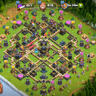 💠XP 244!TH 17 NEAR MAX💠HEROS:100-100-75-75-50!NC 1K!WALLS MAX! DEFANCE NEARA MAX! GREAT TROOPS!CAN LINK BUYER EMAIL  - Image 2