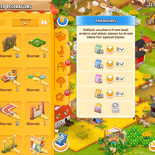 🔥BIG BARN 10K STORAGE 💎 LEVEL 100 [] 950 DIAMOND [] SILO 3k [] 13 MILLION COINS [] MANY VOUCHERS [] MAINLAND OPEN - Image 5