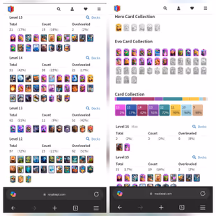 🔥Arena 25 🔥KT 15 [Trophy 10K] 135x Rare Emotes | 74x Card's Max | 11x Tower Skins (Xp 62) 5 Year's Old ID | Instant - Image 3