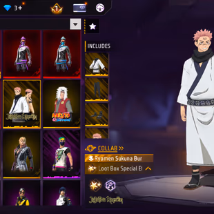 LVL 62 | ALL COBRA BUNDLES COLLECTION | SUKUNA BUNDLE | JIRAIYA BUNDLE | INSTANT DELIVERY - Image 3