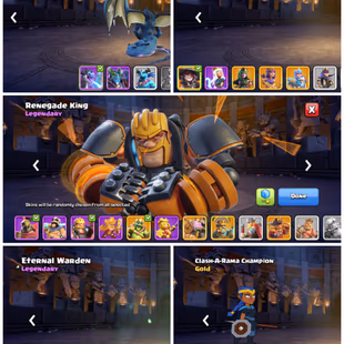 5 SCENERY [ 25 SKINS 11 LEGENDARY SKINS ] TH 14 NEAR MAX | 76-76-51-53-27 HEROES | 5 EPIC EQUIPMENTS | FULL ACCESS  - Image 5