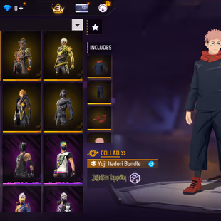 EP299|Lv62|5YearsOld|66Character|McLarenOverallSet|313Costume|ItadoriYujiBundle|46Emote|321Weapon(59Mythic)|46Vehicle|65 - Image 3