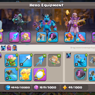 AUSTRALIA LOCAL!! TH18 CLOSE MAX!! FULL BASE OBSTACLES!! 233-XP GEMS-5200!! SB/23 FA/23 AF/20 MM/20 EB/MAX RS/20 MS/GG - Image 8