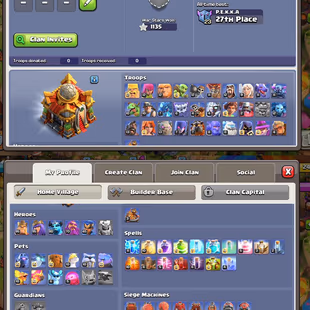 TH16 Full Max ( Only 2 Pets left ) | League Champion Skin | All Epics ( 3 Epics Almost Max ) 4k Gems | NAMECHANGE 500 - Image 3