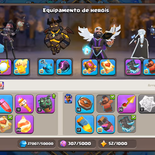 TH 17 FULLY MAX || WALLS MAX DEFENCE MAX || TROOPS MAX!  HEROS 100-100-73-75-50-5 || 22xHEROS SKINS || 13x EPICS HIGH LV - Image 5