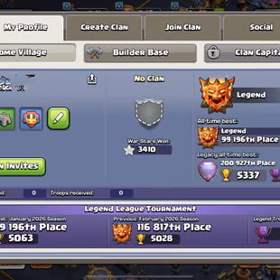 🔥PVP LEGEND RANKED💎ALL HERO DUKE MAX - HIGH TH 18 - STRONG EQUIPMENT -262 XP - BH 10 MAX - SCENERY- 6k LEGEND - AVAIL - Image 3