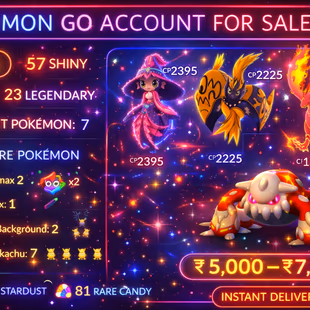 🎯 LVL 45  PG ACCT | 57 SHINY | 23 LEGENDARY 👹| SHINY TAPU LELE  HEATRAN  MOLTRES | GIGANTAMAX CHARIZARD - Image 2