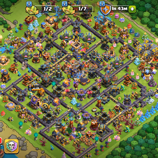 👉BEST OFFER👈TH 18 [ 18.8K GEM'S 1475 MEDEL 275 WALL MAX | HERO 91/100/86/75/50/5 | 6 EPIC MAX FB-20 | NC-YES | XP-216 - Image 1