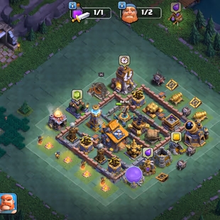 Th18 Almost max [Full Leaugue Set Skin-700 Cwl Mdel] | Hero-100-100-77-50 | Equipment-13-Epic Almost Max | XP-270 | Defe - Image 7