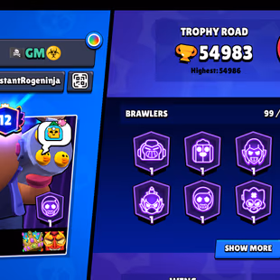 🔥55K TROPHY!!49 MAXED-46 HYPERCHARGED BRAWLERS!!FREE NC!!321 GOLD SKINS WITH 2 GOLD!!BEST DEAL!! INSTANT DELIVERY  - Image 3