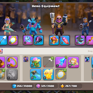 TH13 FULL MAX || FULL MAX BUILDER BASE|| VERY GOOD HEROES SKINS || RAID MAIDAL 200 || OP ACCOUNT || INSTANT DELIVERY||  - Image 8