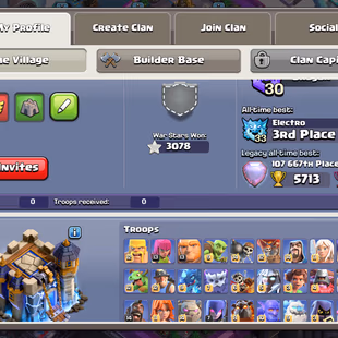 🌟TH 18 ALMOST MAX🌟12 EPIC EQUIPMENT MAX | 5X HERO MAX DUKE-12 |NC-YES MEDEL-262 MAGIC SET SKIN BUILDER BASE MAX XP-256 - Image 4