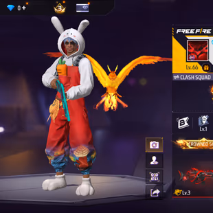 X335|LATAM SERVER|Lvl 66|63 CHARACTER|162 BUNDLE|332 COSTUME|350 WEAPON(5 EVO+41 MYTHIC)|SCAR Alpha Lv 3|Thompson Coloss - Image 1