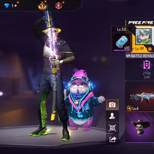 iOS/Android - MENA - Level 49 - Rank Diamond - Set 12 - Emote 2 - Weapon 39 -Artifact 1 - Mythic 7 - Epic 13 - Code1449 - Image 4