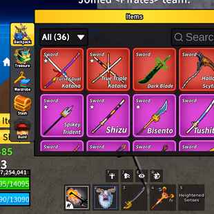 [Blox Fruits] Lv 2633 | PERM YETI, T-REX, DOUGH, PORTAL, BUDDHA | Dark Blade, CDK, TTK, Shark Anchor | Ghoul V3 | 2M Bel - Image 1