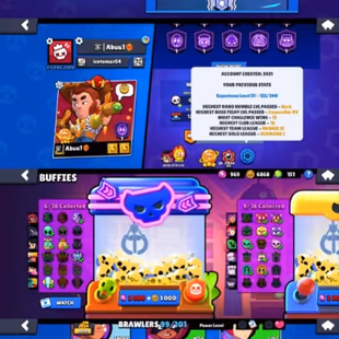 84K TROPHY|375 SKINS|47 MAX|43 HYPER|150 GEMS|7K COINS|WOODY COLT|JADE AGENT COLT|LEON THE STRAY|CLASSIC SHELLY|OUTLAW C - Image 1