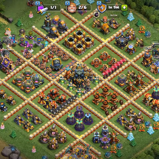 TH17 SEMIMAX || XP 169 || HEROES 97-96-49-72-46 || HIGH LEVEL EPIC EQUIPMENTS || NAME CHANGE FREE || STACKED ITEMS  - Image 1