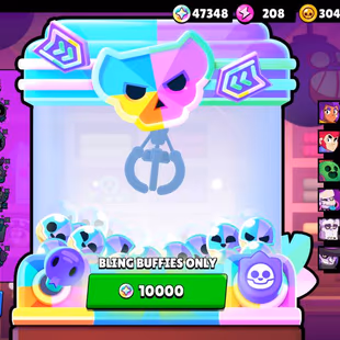 ALL 36 BUFFIES | 70K TROPHIES | 65 MAX | 57 HYPERCHARGED | 369 GEMS | 370 GOOD SKINS || 47K BLING || 30K GOLD || INSTANT - Image 4
