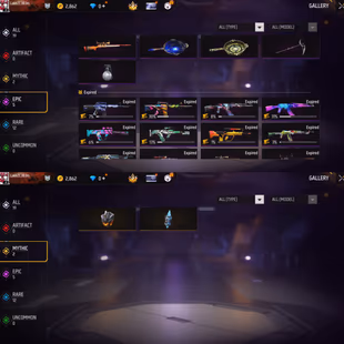 iOS/Android - Server EU - Level 41 - Rank Silver - Set 5 - Emote 3 - Weapon 19 - Mythic 2 - Epic 5 - Code1410 - Image 4