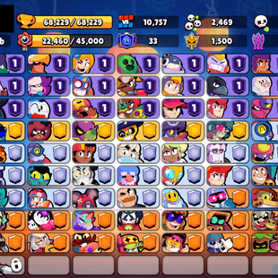 363 SKINS | 68.200 TROPHIES | 101 BRAWLERS | 62 HYPERCHARGE | 65 MAX | 33 PRESTIGE | 8 BUFFIES - Image 4