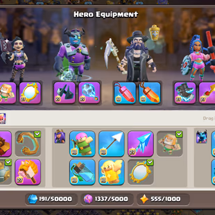 🔥RAREST 90 SKINS AND 16x SCENERY🔥[TH18] 6 HERO MAX || PROFILE FULL MAXED || 15 EPIC EQUIPMENT MAX || 2x LEAGUE SKINS  - Image 6