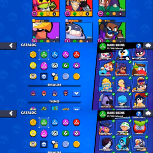🏆80K TROPHY|🏆63 MAX|54 HYPER|134 GEMS|RAREST WITCH SHELLY SKIN|97 RARE|129 EPIC SKINS|DJ FRANK|MECHA COLT|MECHA LEON - Image 3