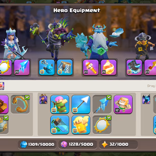 Th16 Both Side full Max | Hero-95-95-70-45 | Equipment-12-Epic Almost Max | XP-231 | NC-Yes | BEST-DEAL - Image 5