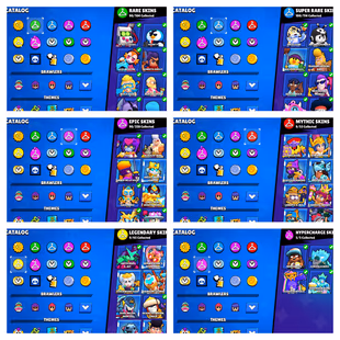 Trophy 60K [Legendary Rank Hit] [] Brawler Max 53x [] 100x Brawler Unlock [] Hyper 36x [] Total Collection-303x-Skins   - Image 4