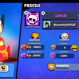 29800 TROPHIES [] 100 RARE SKINS [] 80 BRAWLERS [] 11 MAX BRAWLERS [] 5 HYPERCHARGED [] 10 MAX WIN STREAKS - Image 3