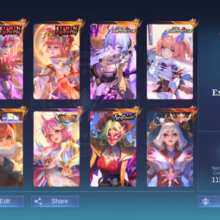 POOKIE EXALTED 1 ACCOUNT || 1 LEGEND || 13 GRAND || 12 EXQUISITE || SKINS 415 || HIGHEST RANK GLORY 91 - Image 1