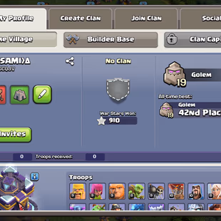 PREMIUM🔥 TH-15🔥[10EPIC-F.BALL-R.SPEAR-21-S.BALL-20] | NEAR MAX DEF | NC AVAILABLE | BLUE WALLS | GOOD SKINS  LOW PRICE - Image 3