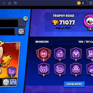 345 SKINS | 71.000 TROPHIES | 100 BRAWLERS | 40 HYPERCHARGE | 51 MAX | 35 PRESTIGE | 25 BUFFIES - Image 5