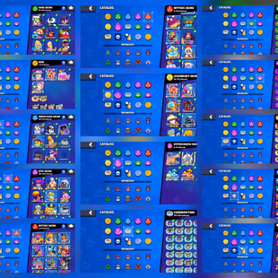 25x PRESTIGE | 33x Titles | Trophy 70.8K | 70x Max Brawler (51x HC) 340x Skins | Account C-2019 [Exp Level 237] Instant - Image 5