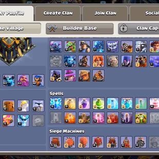 🔥[ PREMIUM TH-17 ]🔥SB-FB [MAX] - 8X EPIC || HEROS: 84-85-63-63-42 || JUSTICE SCENERY  | LVL 17 WALLS | NICE TROOPS - Image 4