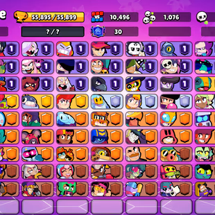 ORCHI EDGAR | STAR SHELLY | 343 SKINS | 55.900 TROPHY | 99 BRAWLERS | 43 HYPERCHARGED | 47 MAXED BRAWLERS | 30 PRESTIGE - Image 3