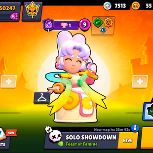 204 SKINS | 50.200 TROPHIES | 91 BRAWLERS | 8 HYPERCHARGE | 15 MAX | 33 PRESTIGE | 3 BUFFIES | 50K - Image 1