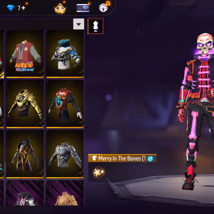 X147|Lvl 68|57 BUNDLE SET|63 CHARACTER|255 COSTUME(15 MYTHIC)|316 WEAPON(3 EVO+44 MYTHIC)|DRACO AK47 LVL 4|DIVINITY MP5  - Image 5