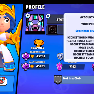 11.11 PIN | 16 MYTHIC SKINS | 291 SKINS | 45.800 TROPHY | 98 BRAWLERS | 20 HYPERCHARGED | 33 MAXED BRAWLERS | 9 BUFFIES - Image 6