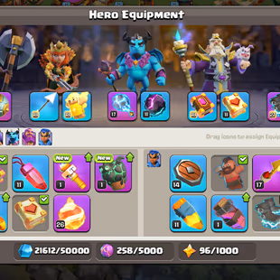 🌟BEST OFFER FOR TH 16🌟WALL FULLY MAX | HEROES: 88-83-60-59-33 | 14 EPIC E.Q | ALL EPIC BEST LVL | NC YES | BEST ACC - Image 8