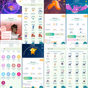 1946 Level 70 Eternatus Shundo Mega Latios Shundo Mesprit Shiny Mega Rayquaza Legends100 x12 DMax Zapdos100 - Image 3