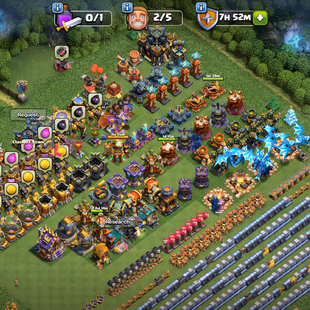 🔥XP 191!TH 17 STANDARD!HERO:71-78-38-40-21!MC YES!NEAR MAX DEFANCE! STRONG TROOPS!600 CWL MEDALS! INSTANT DELIVERY  - Image 2