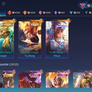 EXALTED 1 ACCOUNT || 1 LEGEND || 13 GRAND || 10 EXQUISITE || SKINS 404 || HIGHEST RANK IMMORTAL 119 - Image 5