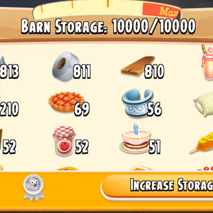151 level | 10000 Barn Storage| 3400 silo storage | 5M+ Coin | 900+ gems l  10k Barn | Android & IOS - Image 3
