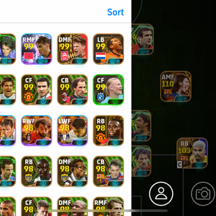 🔥EXCHANGE / SELL🔥STRENGTH 3271[|]90 BOOSTER CARD | MESSI 110 CRUYFF 109 BARESI 108 CARLOS 106 CANTONA 106 BUFFON 106 - Image 3