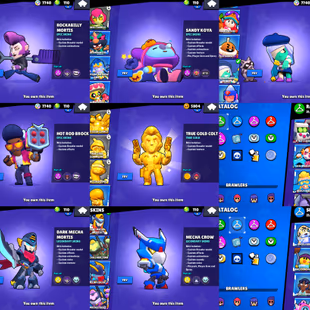 24k | 70 BRAWLERS | 3 MECHA MORTIS | GOLD COLT | MECHA CROW | CONY MAX | SANDY KOYA | HOT ROD BROCK | PAGEQUIT TARA - Image 6