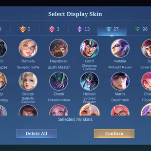 MLBB | Nurungji | LVL 49 | ONIMUSHA COMMANDER ALPHA | EPIC HAWKWATCH KARRIE | HERO 83 | SKINS 143 | FULL EMBLEMS - Image 6