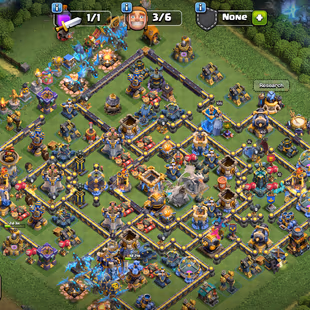 🔥TH 18 NEAR MAX🔥XP 258-[ 4 EPIC EQUIPMENT MAX-EB 26]-HERO 102-105-84-75-50-NC 500-ALL DEFENSE MAX-HIGH WALLS-BEST DEAL - Image 2