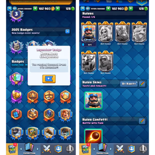 ⚡LV 61 - 15 EVO⚡ KT15 | ARENA 26 | TROPHIES 10531 | EMOTE 55 | 3 CARD MAX - 14 LV 15 - 21 LV 14 | 3X LEG BADGE | 7 TOWER - Image 6